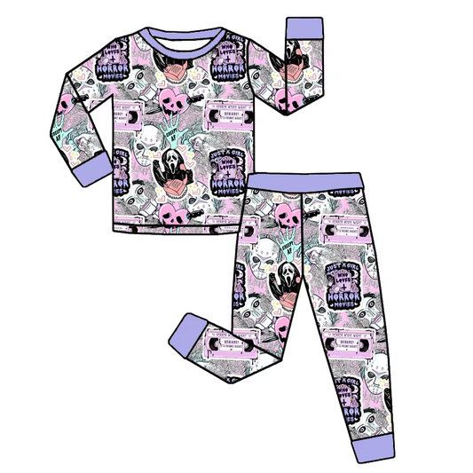 GLP2458 Halloween pumpkin boy pajamas outfit 202506 preorder
