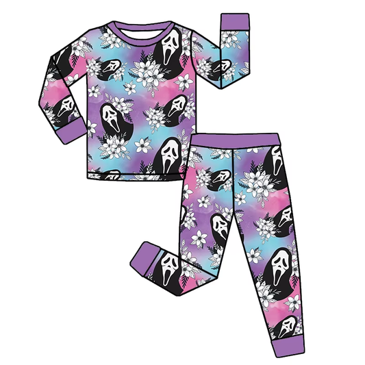 GLP2459 Halloween pumpkin boy pajamas  outfit 202506 preorder