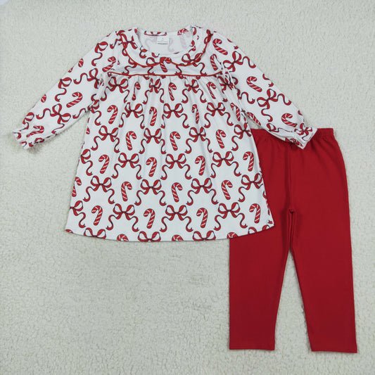 GLP2484 bow Christmas Fall bow girl outfit 202507 RTS