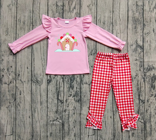 GLP2523 Embroidery  Christmas girl outfit 202507 preorder