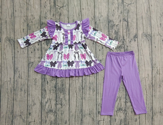 GLP2528 bow purple  girl outfit 202507 preorder
