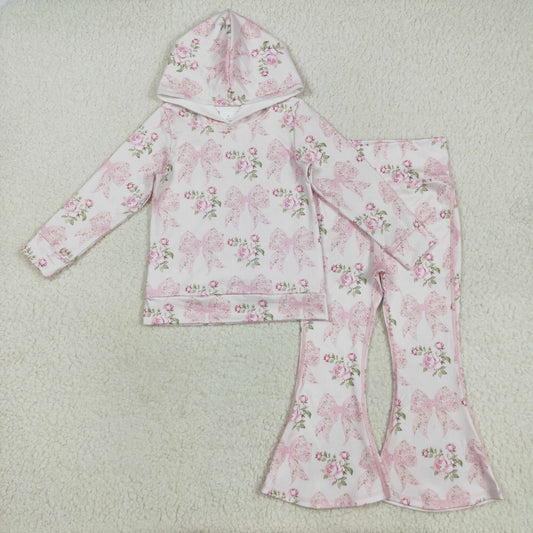 GLP2614组合 Christmas pink hoodie western  kids boy outfit 202507 RTS