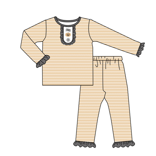 GLP2657 pumpkin bat western  kids boy outfit 202507 preorder