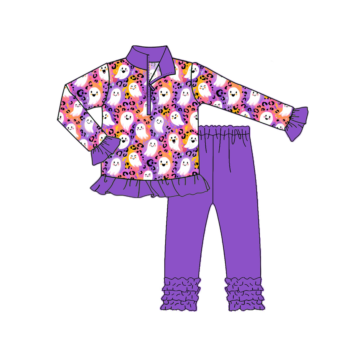 GLP2695  boo Halloween western girl outfit 202508 preorder
