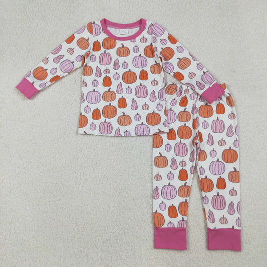 GLP2702 pumpkin Halloween western boy outfit 202509 RTS