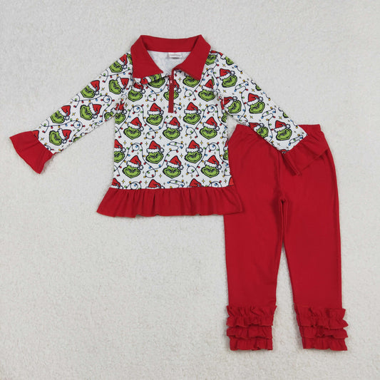 GLP2714 Grinch Christmas grinch girl outfit 202510 RTS