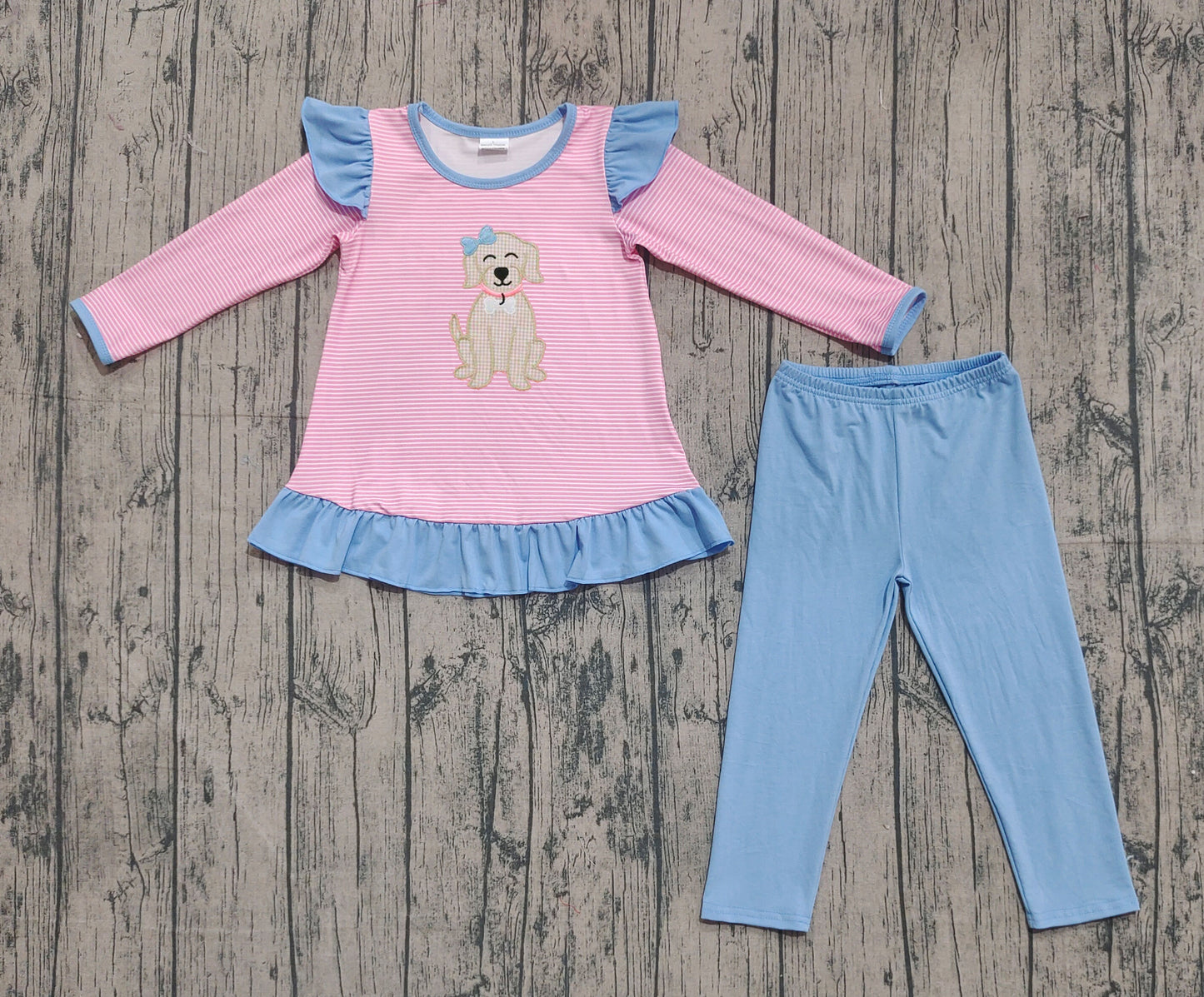 GLP2725 Embroidery Christmas  BOW western girl outfit 202509 preorder