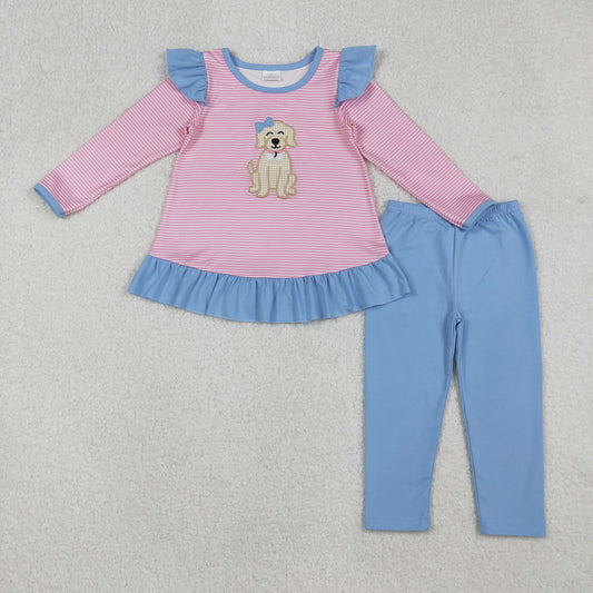 GLP2725 Embroidery Christmas  BOW western girl outfit 202509 RTS