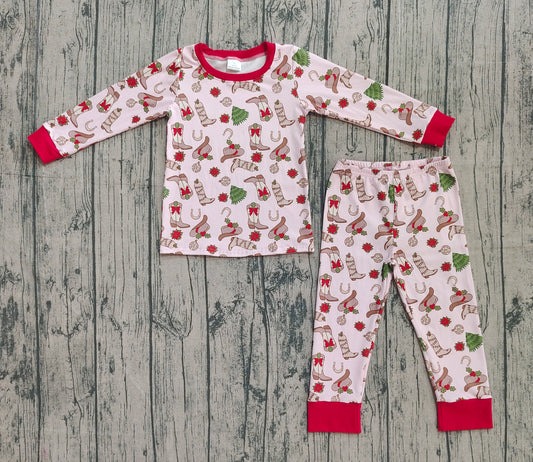 GLP2729 western boots football girl pajamas outfit 202508 preorder