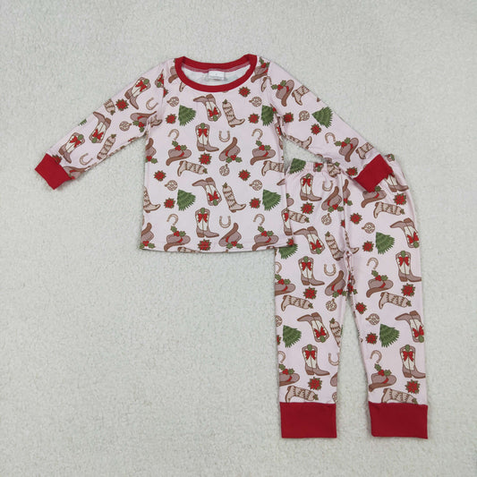 GLP2729 western boots football girl pajamas outfit 202509 RTS