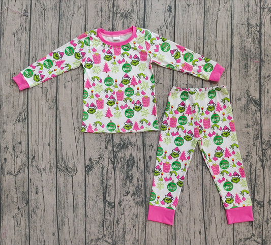 GLP2733 western grinch girl pajamas outfit 202508 preorder