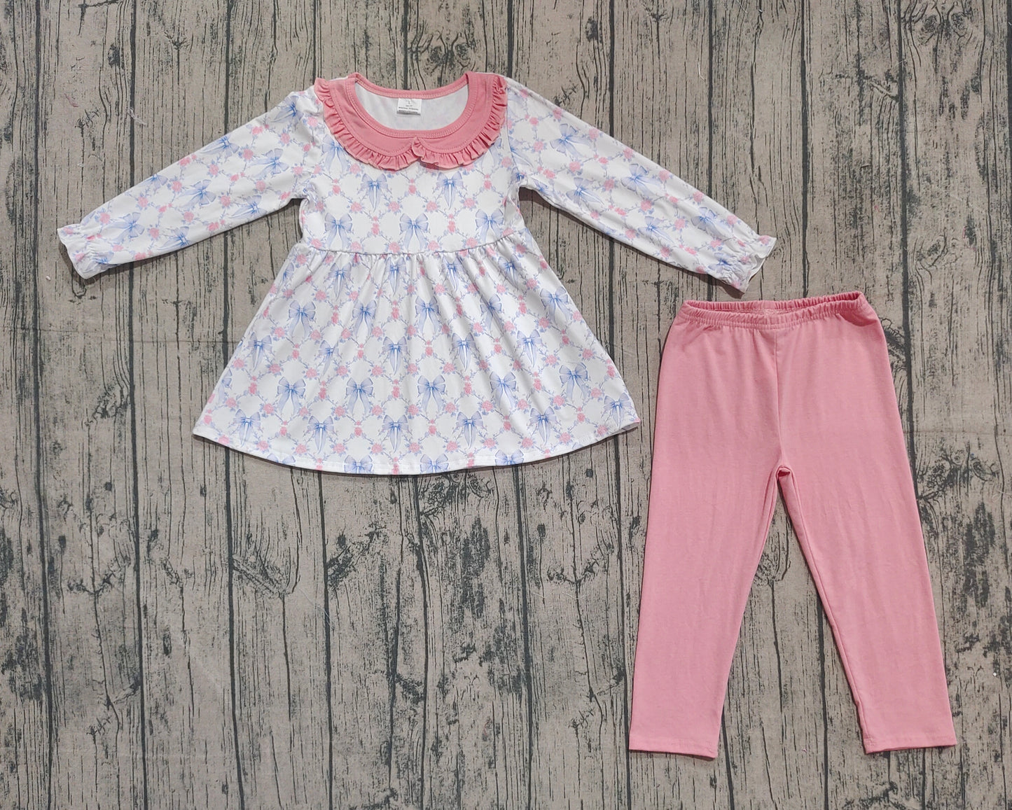 GLP2774 Embroidery Christmas  BOW western girl outfit 202509 preorder