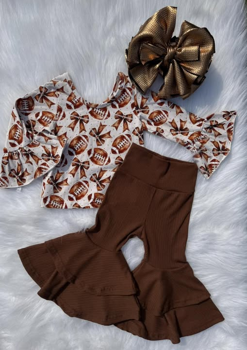 GLP2787  cheer go team bow  westen skirt girl OUTFIT 202509 preorders