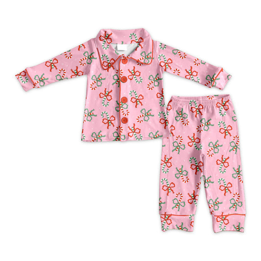 GLP2813 bow Christmas  bow  girl outfit 202509 preorder（