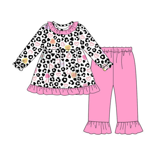 GLP2819 leopard love pajamas girl outfit 202509 preorder