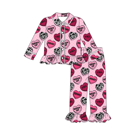 GLP2843 pajamas love howdy girl outfit 202509 preorder