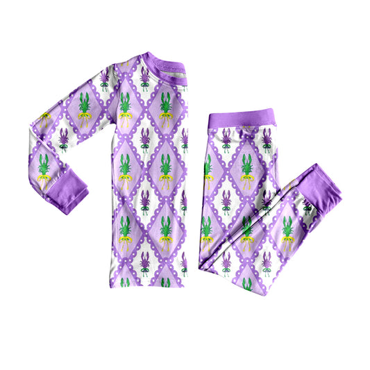 GLP2845 Mardi Gras  pajamas girl outfit 202509 preorder