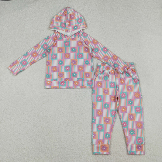 GLP2853-XS-3XL hoodie flowers girl outfit 202510 RTS