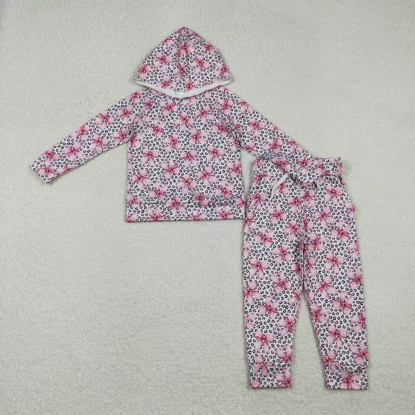 GLP2854-XS-3XL  hoodie flowers girl outfit 202510 RTS