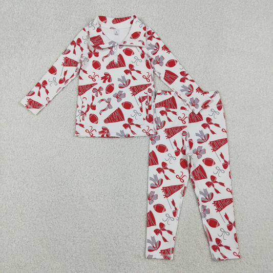 GLP2860 red  Cheer  go team girl outfit 202510 RTS