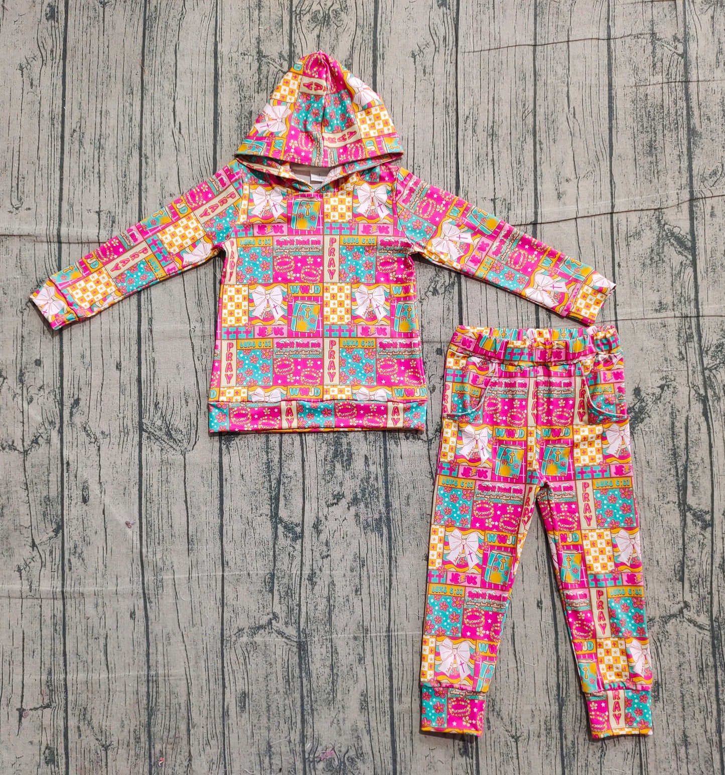 GLP2891 flower hoodie girl outfit 202511  preorder