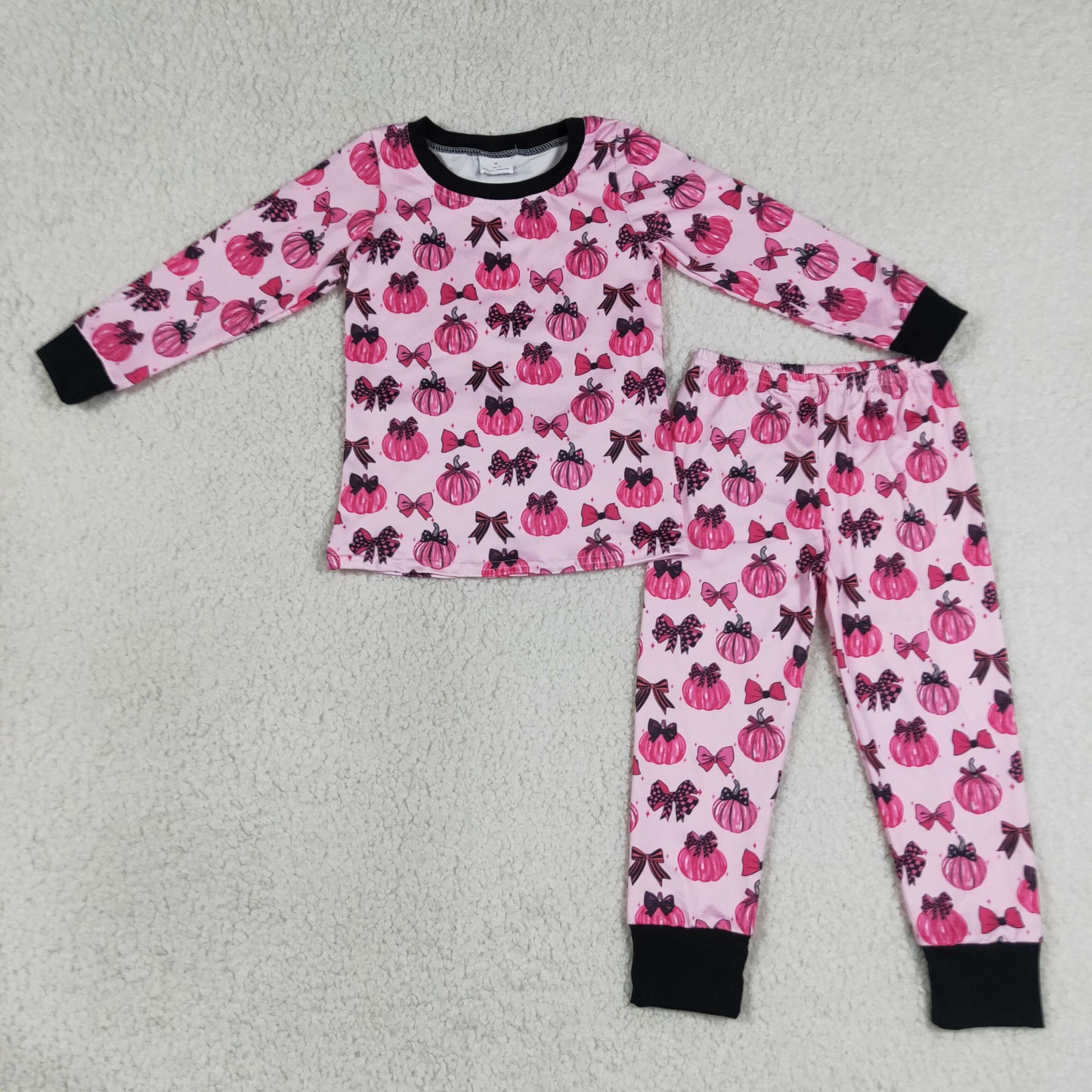 GLP3375 pink Halloween pumpkin girl western girl pajamas outfit 202607 RTS
