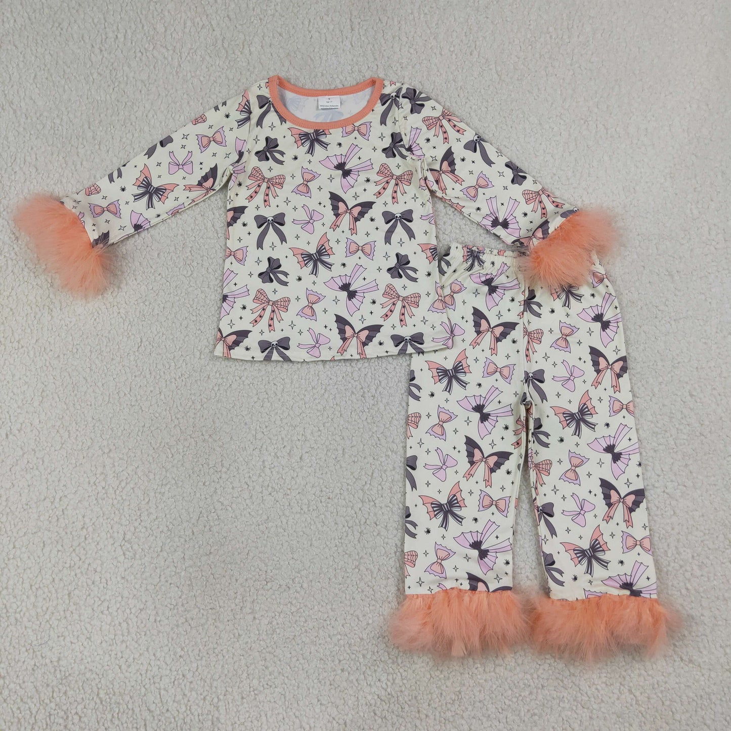 GLP3386 bow fur feather girl western girl outfit 202607 RTS