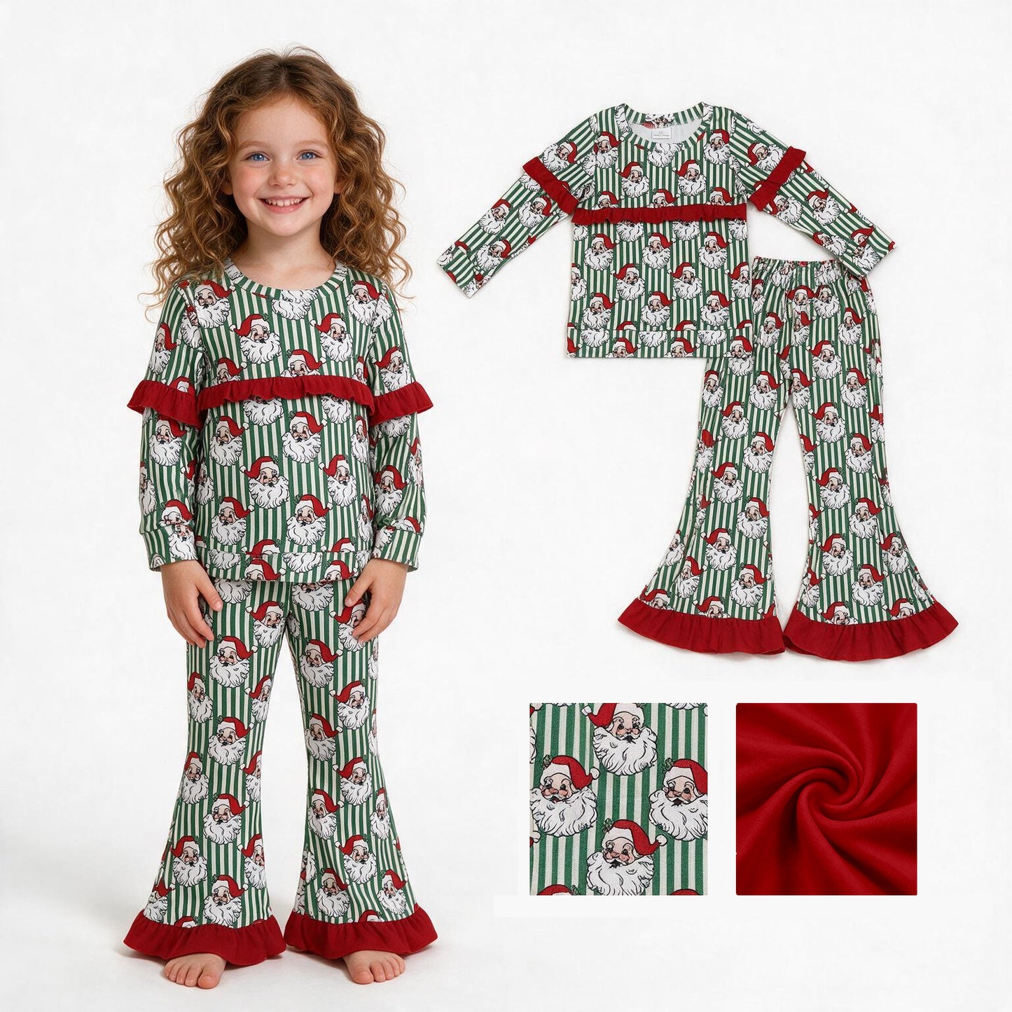 GLP3452 Chritsmas Santa western girl outfit 202608 RTS