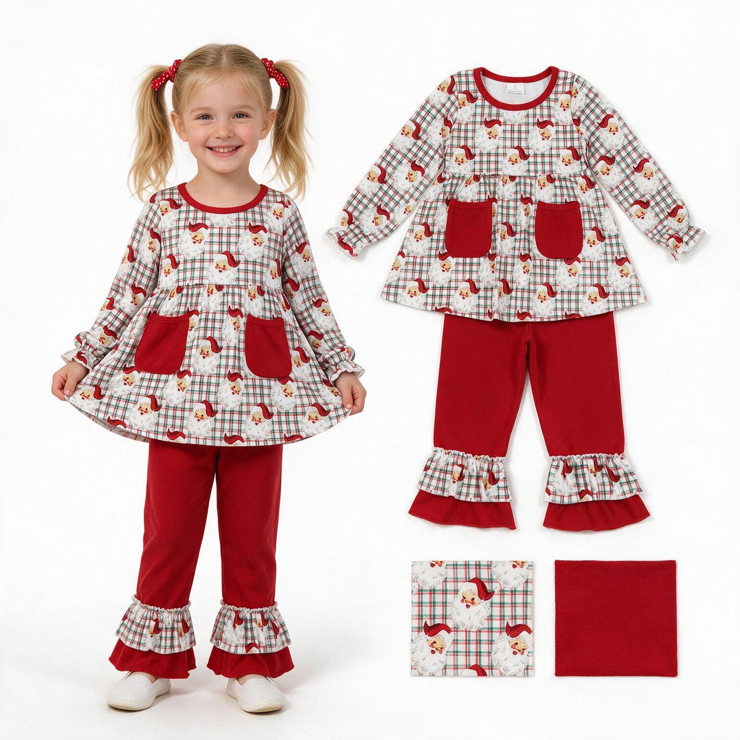 GLP3457 Christmas santa girl western girl outfit 202608 RTS