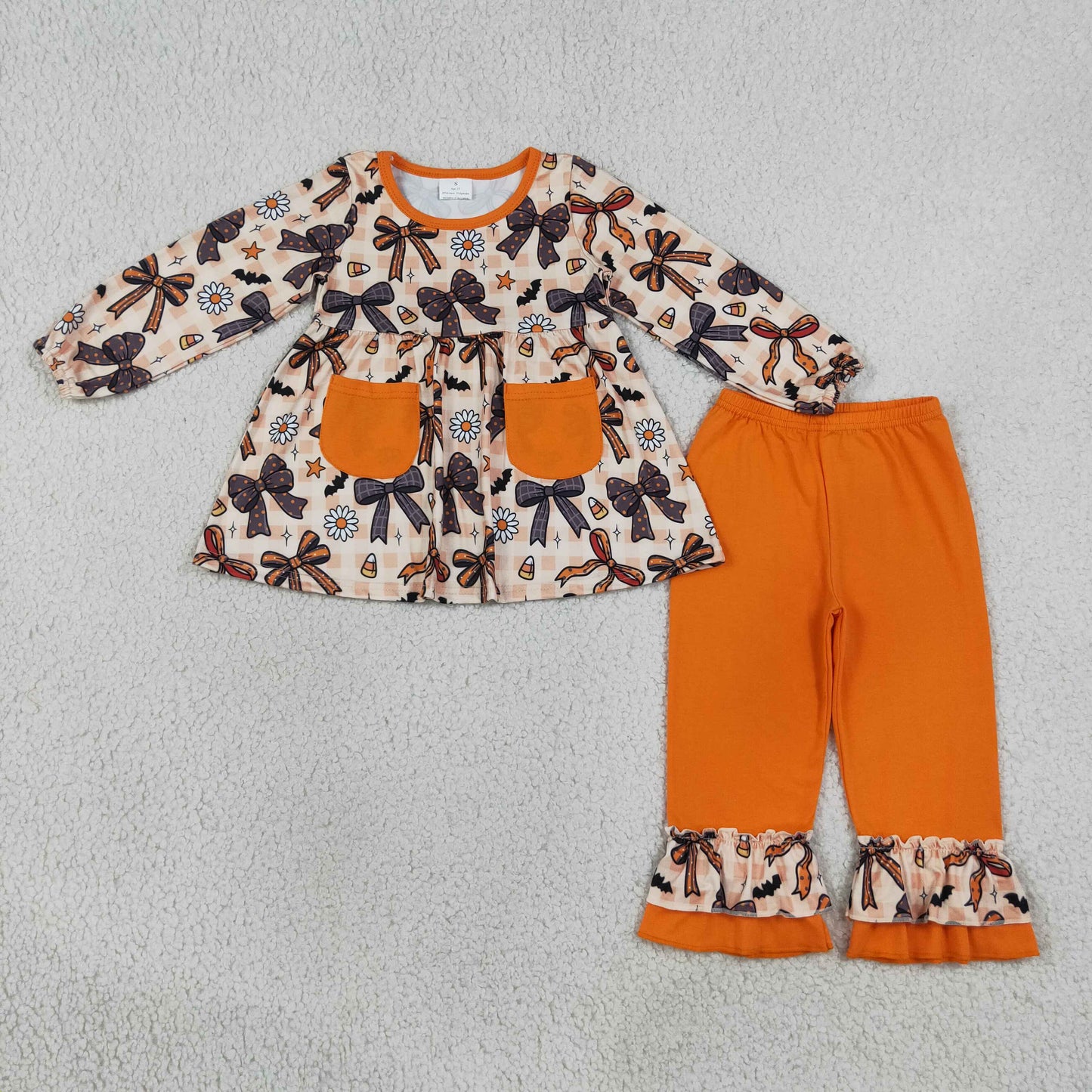 GLP3534 Girls bow tie cute outfitt 202608 RTS