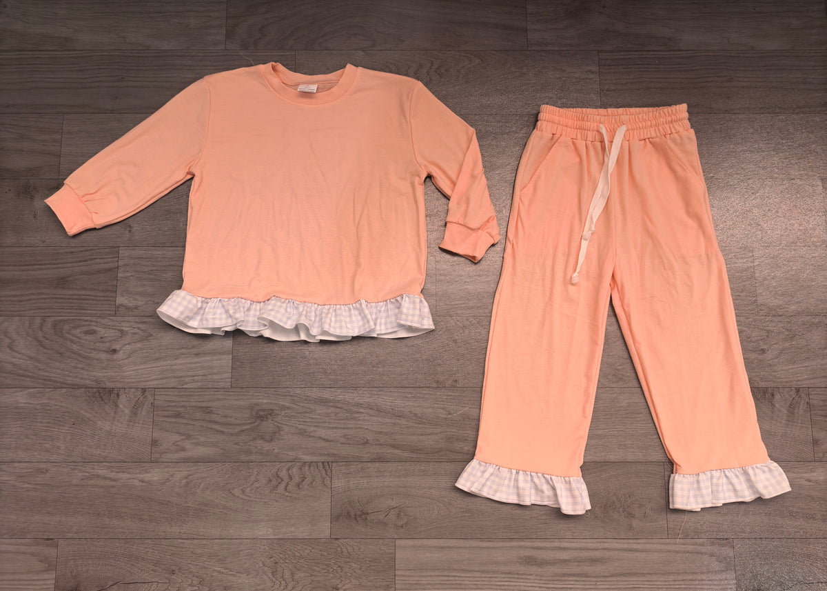 Sample-Real Pics GLP3754 Baby Girl Clothes Camo Print Long Sleeve Mock Neck Pullover Top