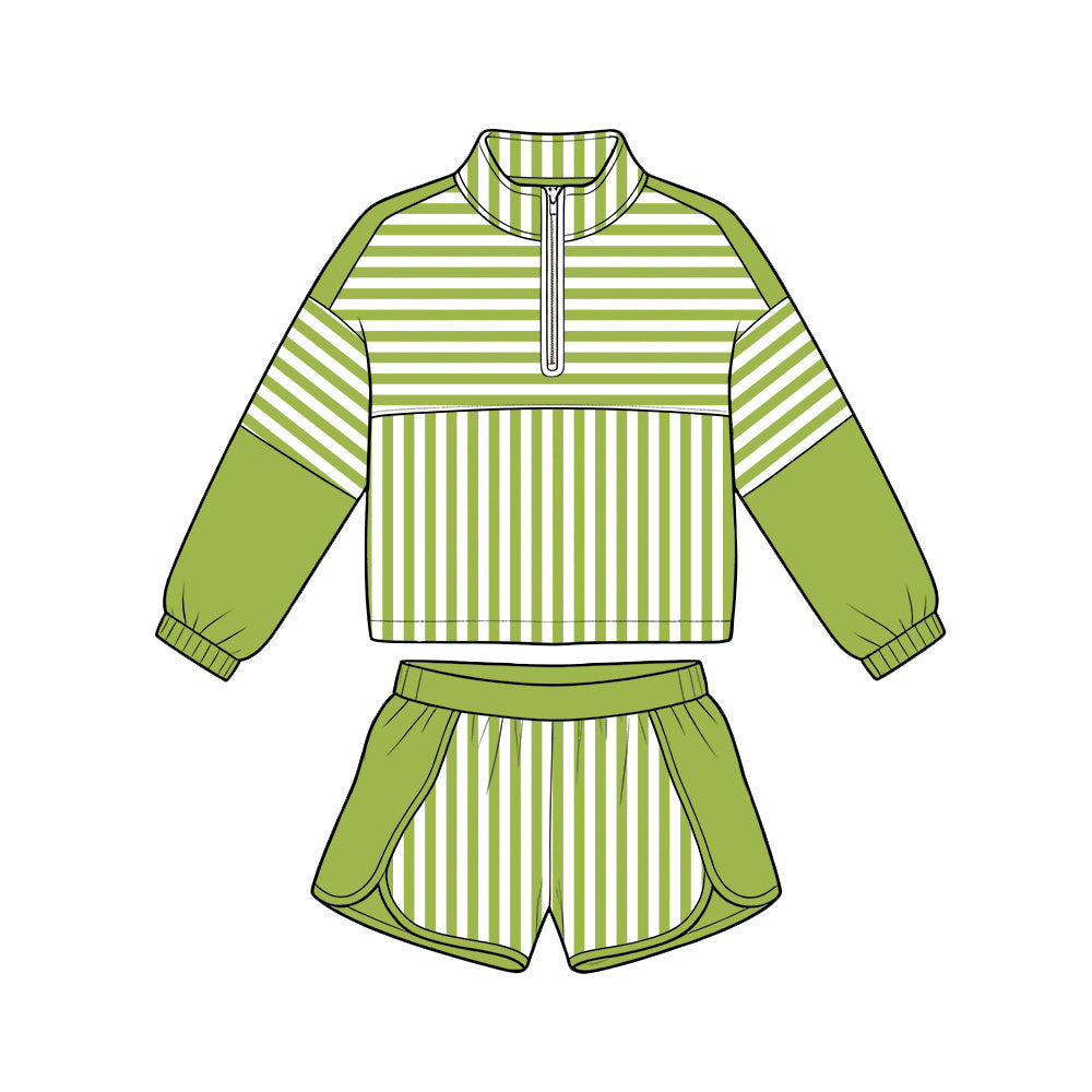 GLS0109 组合 green Yoga  girl summer skirt outfit  20 2619 preorder