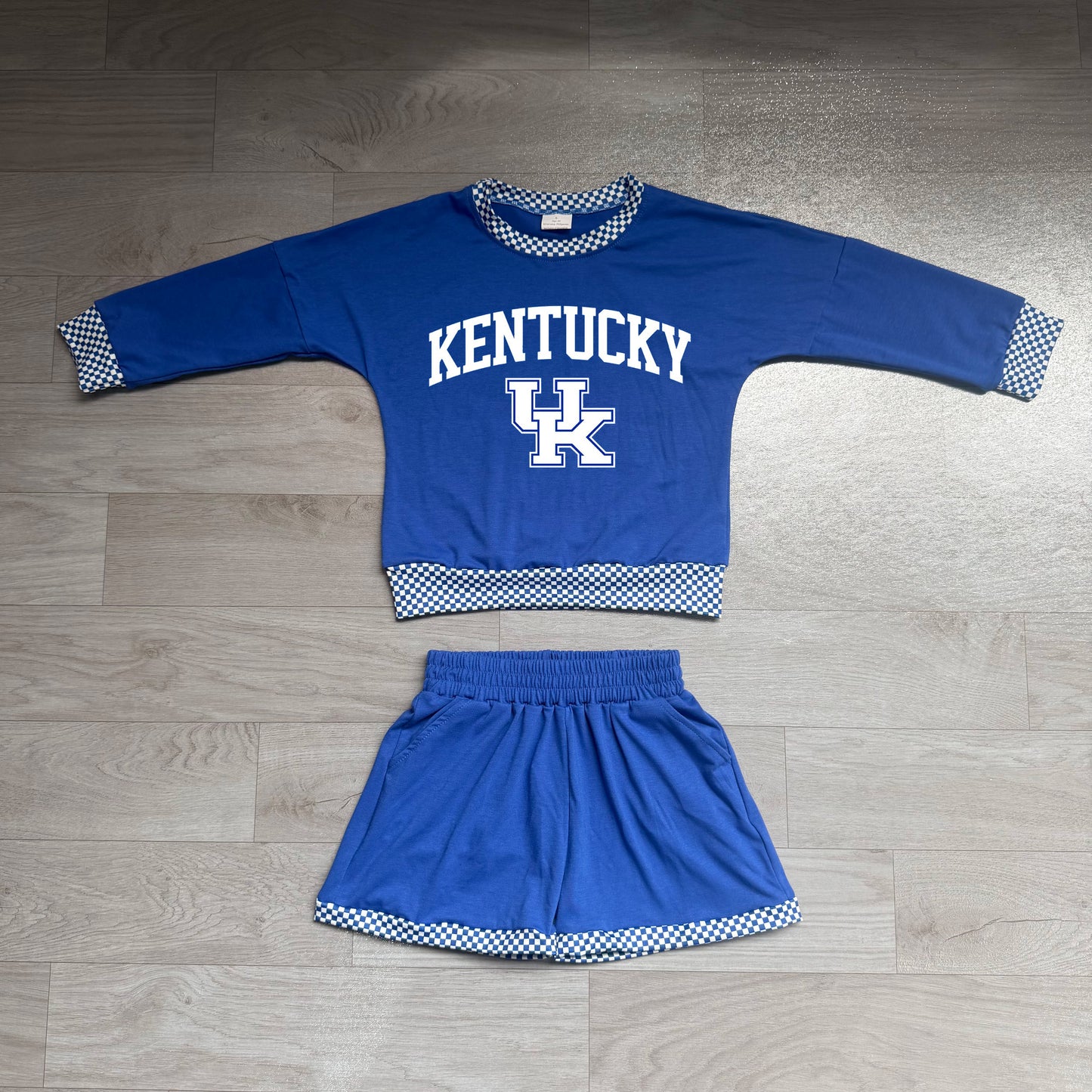 GLS0164 Vinyl  blue girl summer skirt outfit  20 2619 preorder