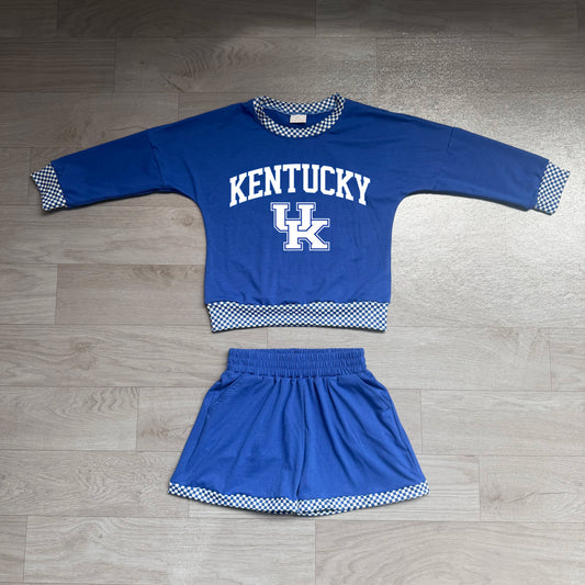 GLS0164 Vinyl  blue girl summer skirt outfit  20 2619 preorder