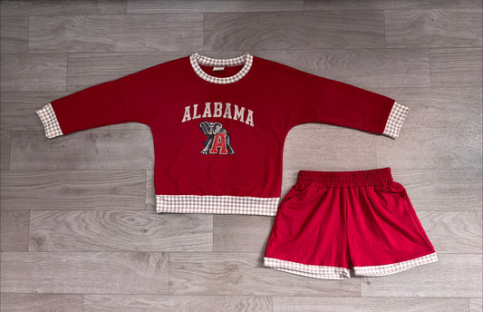GLS0178 adult alabama Team women pajamas SET OUTFIT 202608 RTS