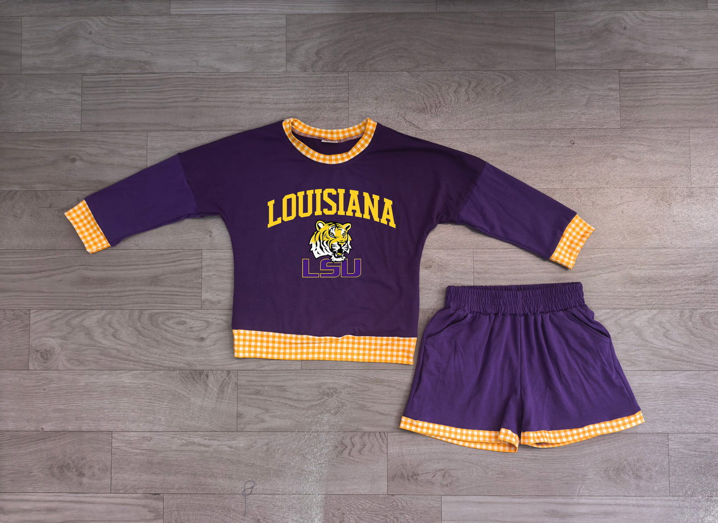 GLS0166 LOUISIANA vinyl TEAM girl summer skirt outfit  202619 preorder