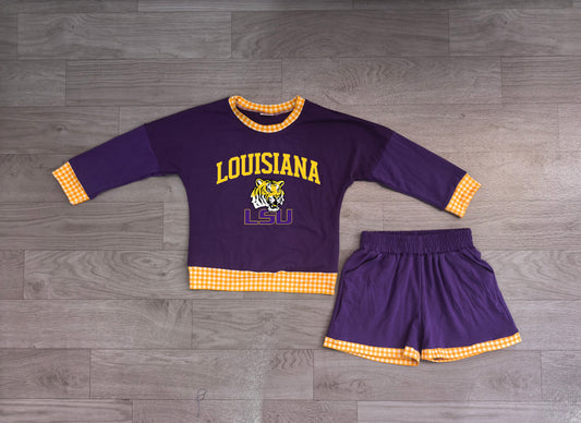 GLS0166 LOUISIANA vinyl TEAM girl summer skirt outfit  202619 preorder