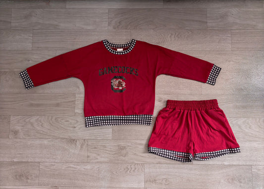 GLS0182 adult gamecocks Team women pajamas SET OUTFIT 202608 preorder