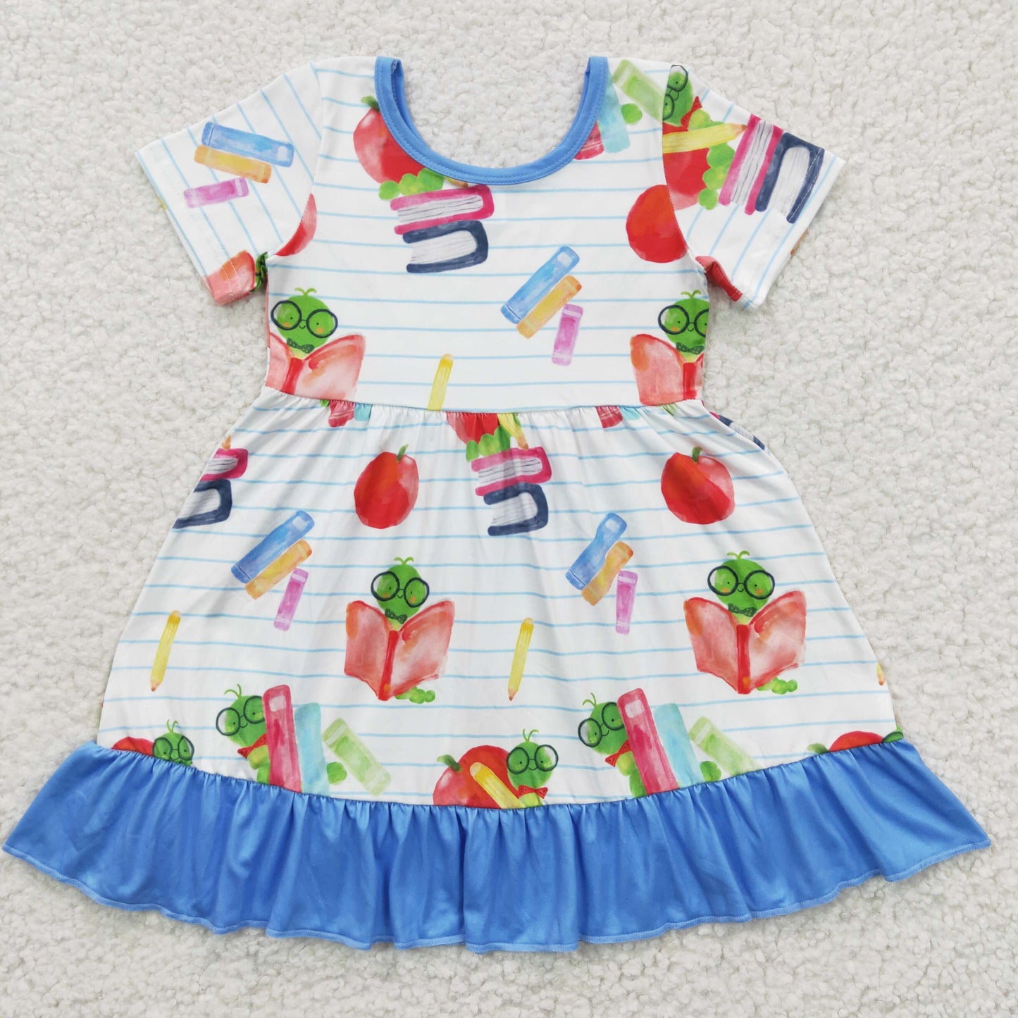 GSD0333 back to school short sleeve summer girl dress 20230425 RTS