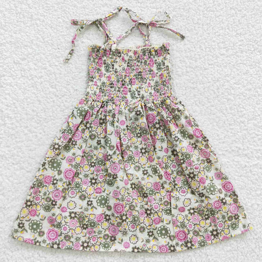 GSD0371 summer strapless tube top dress flower girl dress 20230520 RTS