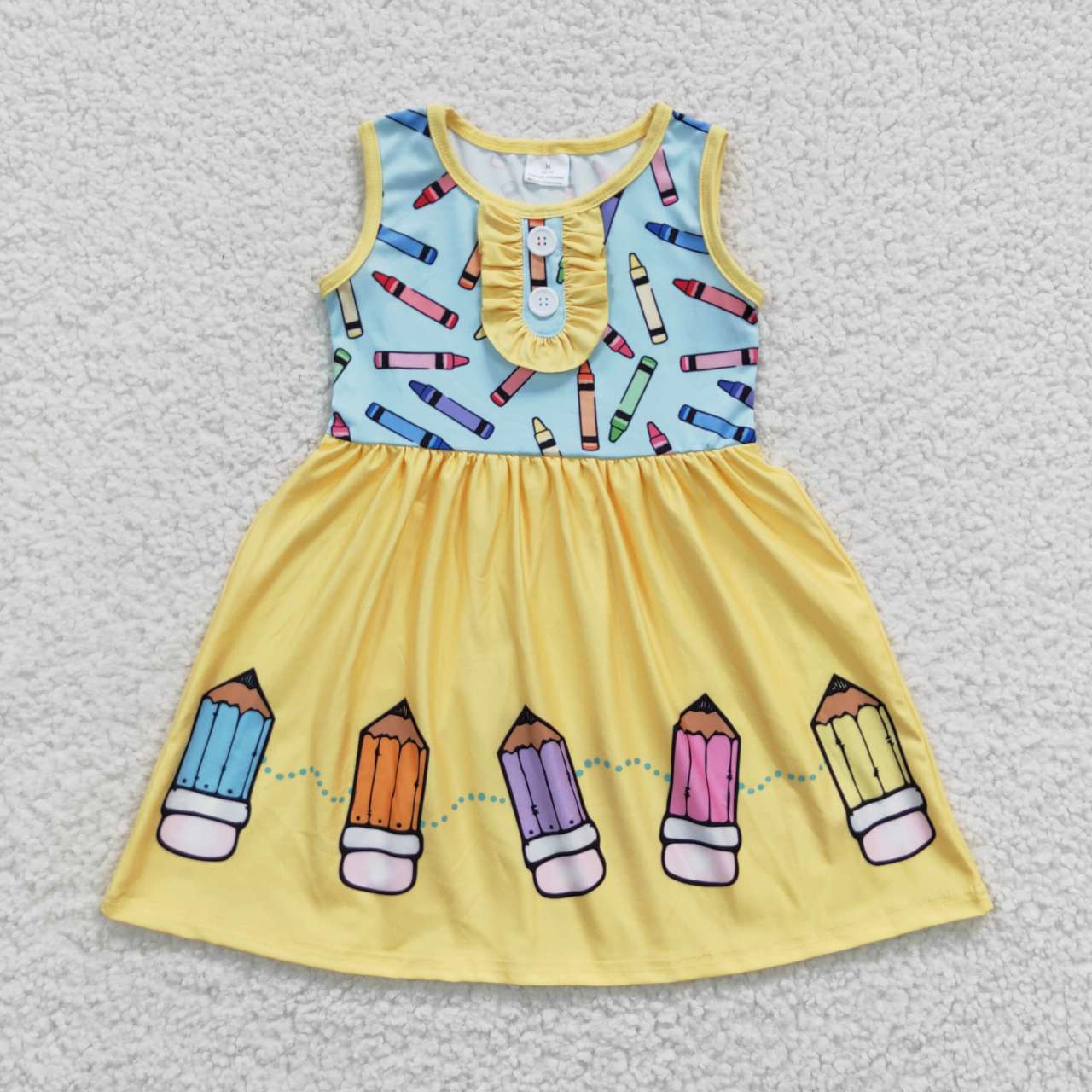 GSD0383 back to school short sleeve summer girl dress RTS 20230520