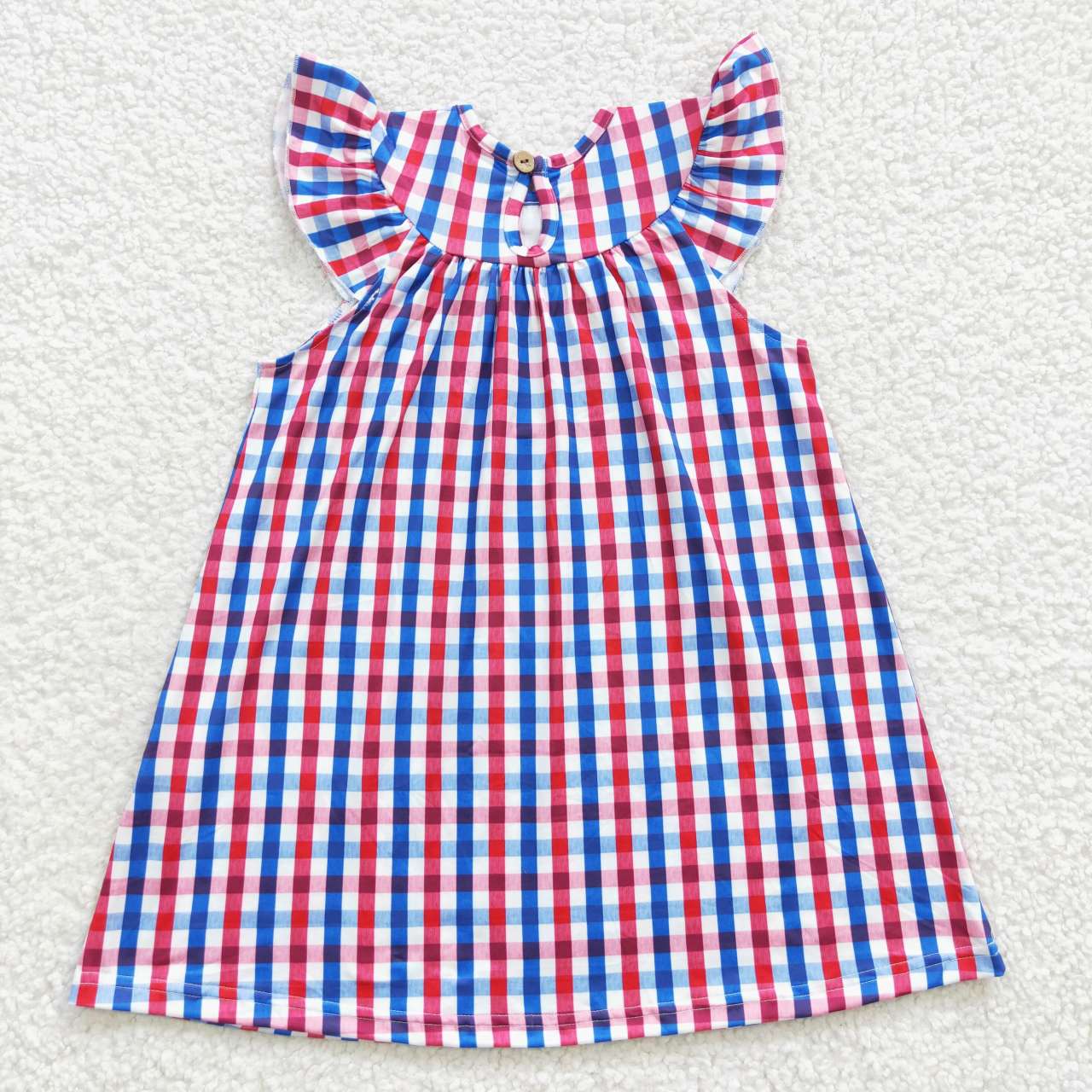 GSD0387 RTS 4th of july Smock dress short sleeve girl dress 20230520