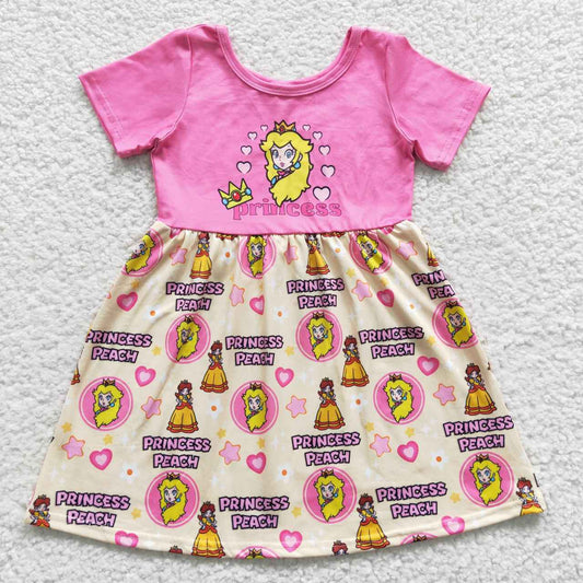 GSD0389 princess short sleeve summer girl dress 20230524 RTS