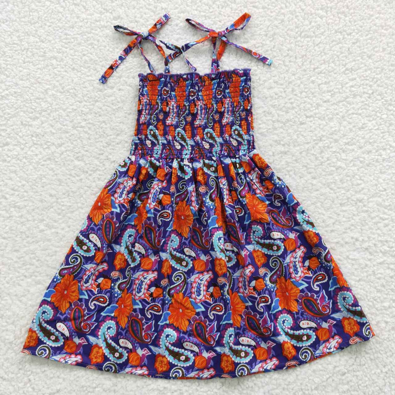 GSD0405 summer strapless tube top dress flower girl dress 20230518 RTS