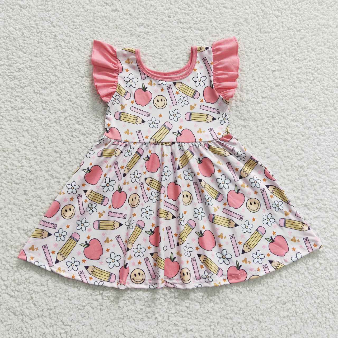 GSD0406 back to school short sleeve summer girl dress RTS 20230613