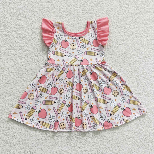 GSD0406 back to school short sleeve summer girl dress RTS 20230613