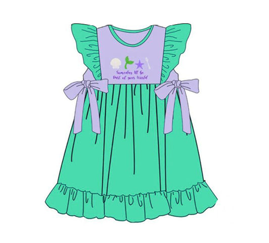 GSD0469 short sleeve cartoon princess girl dress preorder 20230722