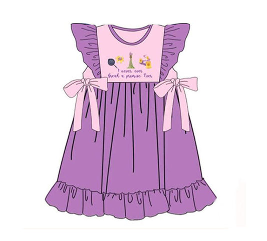 GSD0471 short sleeve cartoon princess girl dress preorder 20230722