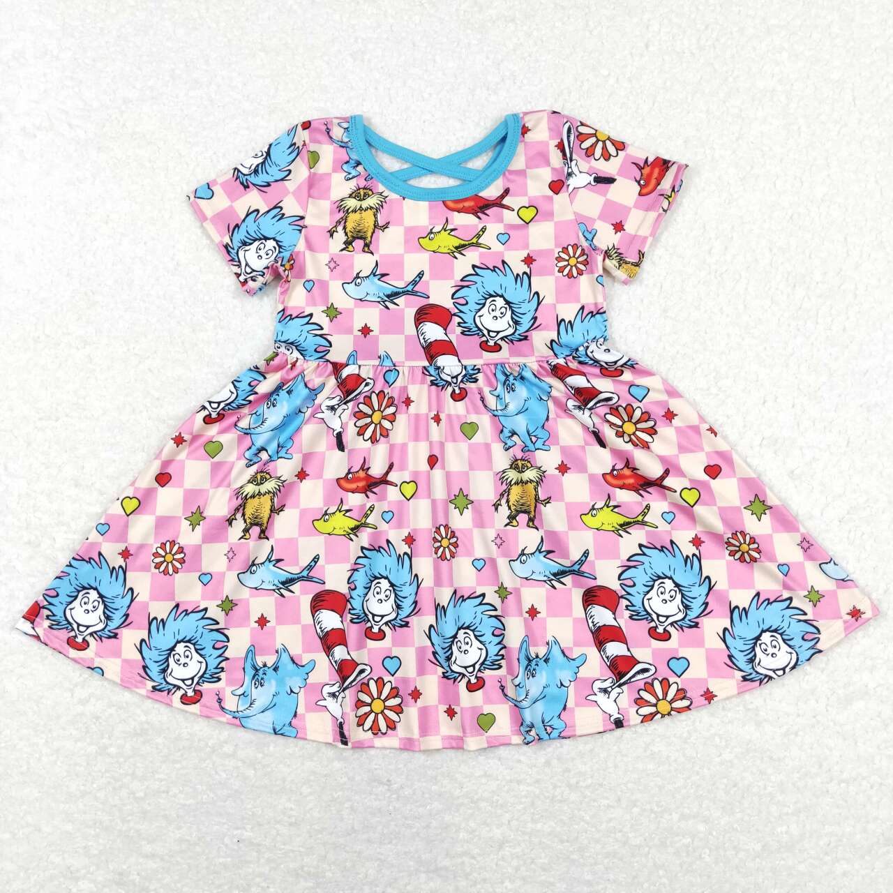 GSD0503 Hat reading girl dress 202312 RTS