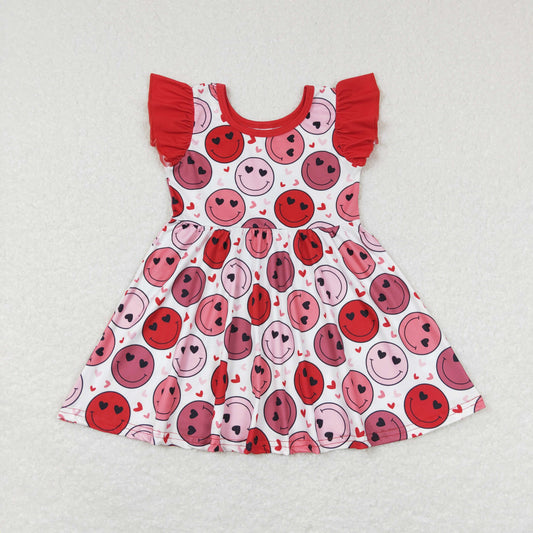 GSD0513 smile love short sleeve girl dress 20231121 RTS